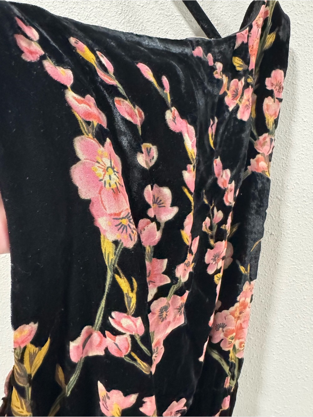 Baltic Born Lennon Black Floral Velvet Maxi Dress - Picture 8 of 8